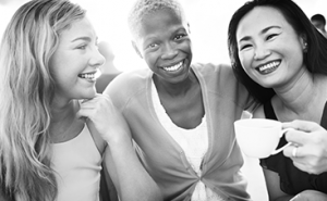 smiling ladies at our waxing salon
