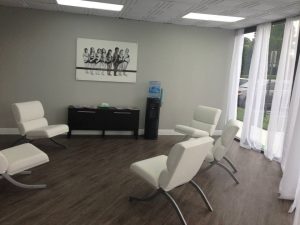 Brazils waxing center waiting room