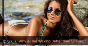 why is hair waxing better than shaving?