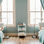 Professional full body waxing treatment at a clean modern salon